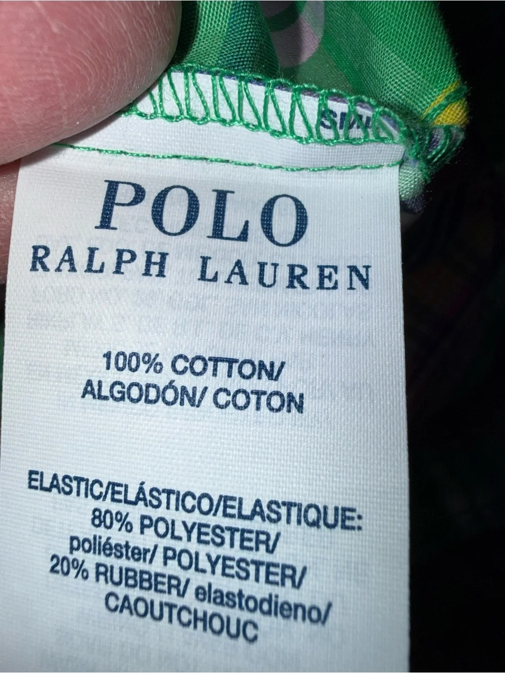 Polo by Ralph Lauren Multicolor Plaid Lounge Pants — Green, Pink, Blue